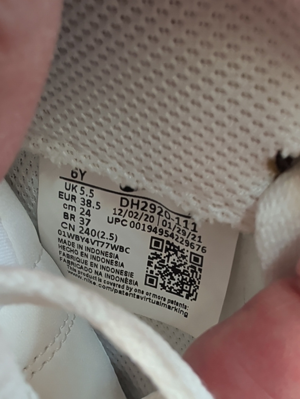 Nike Air Force 1 Low Sneakers - White - Picture 8 of 8